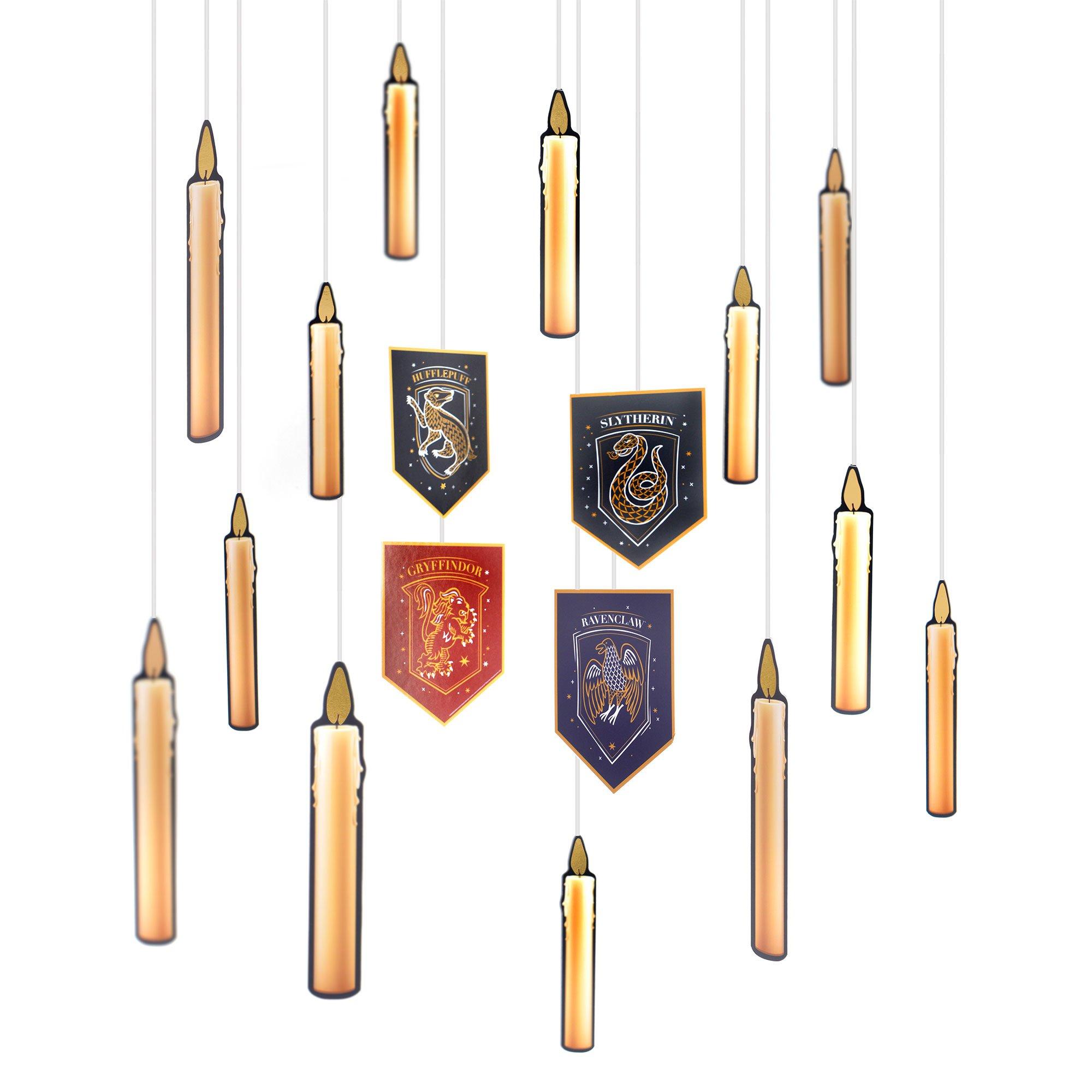 Metallic Hogwarts United Cardstock Hanging Decorations. 24ct - Harry Potter - Image 2