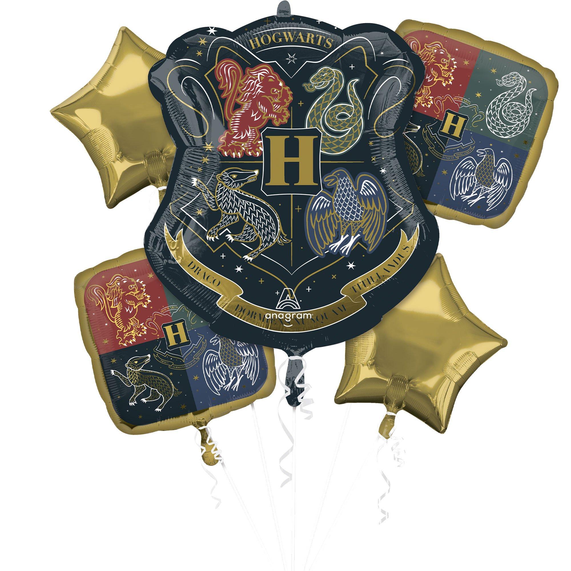 Hogwarts Foil Balloon Bouquet. 5pc - Harry Potter