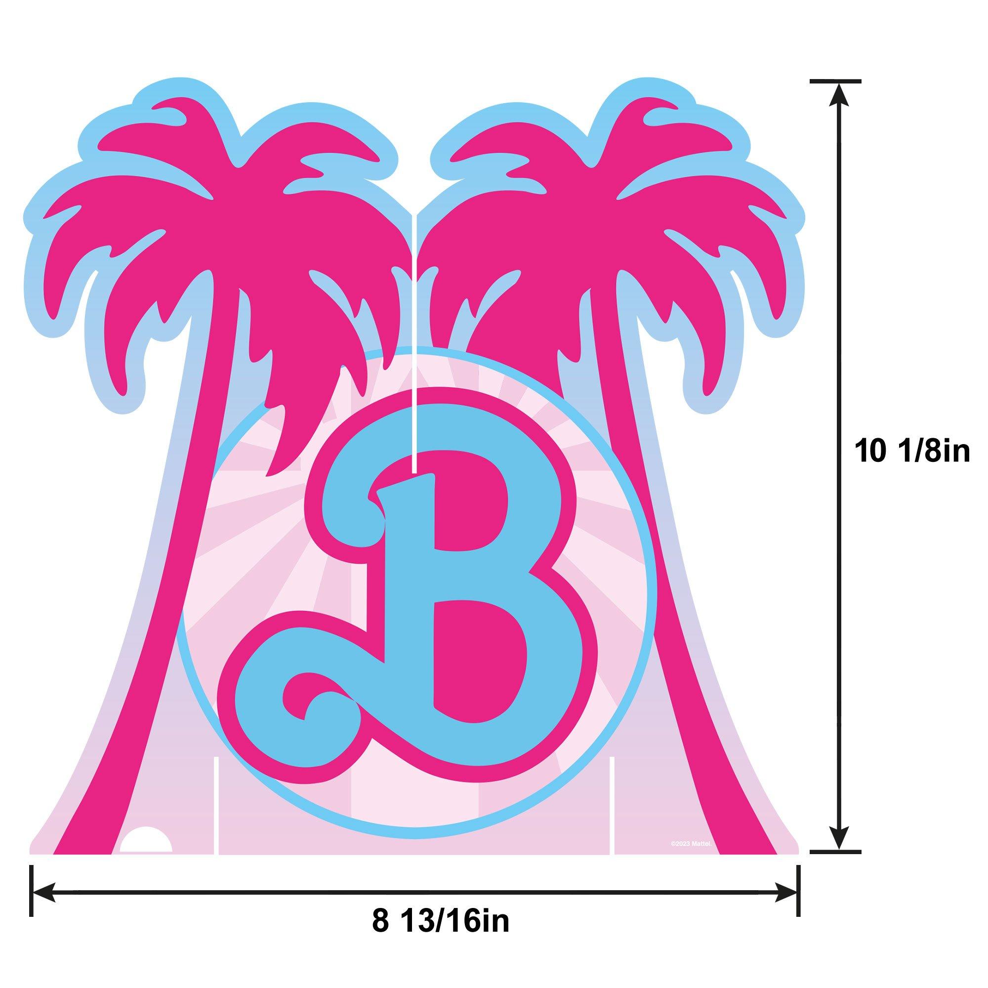 Malibu Barbie Pop-Up Cardstock Centerpiece. 12in x 10.1in - Image 2