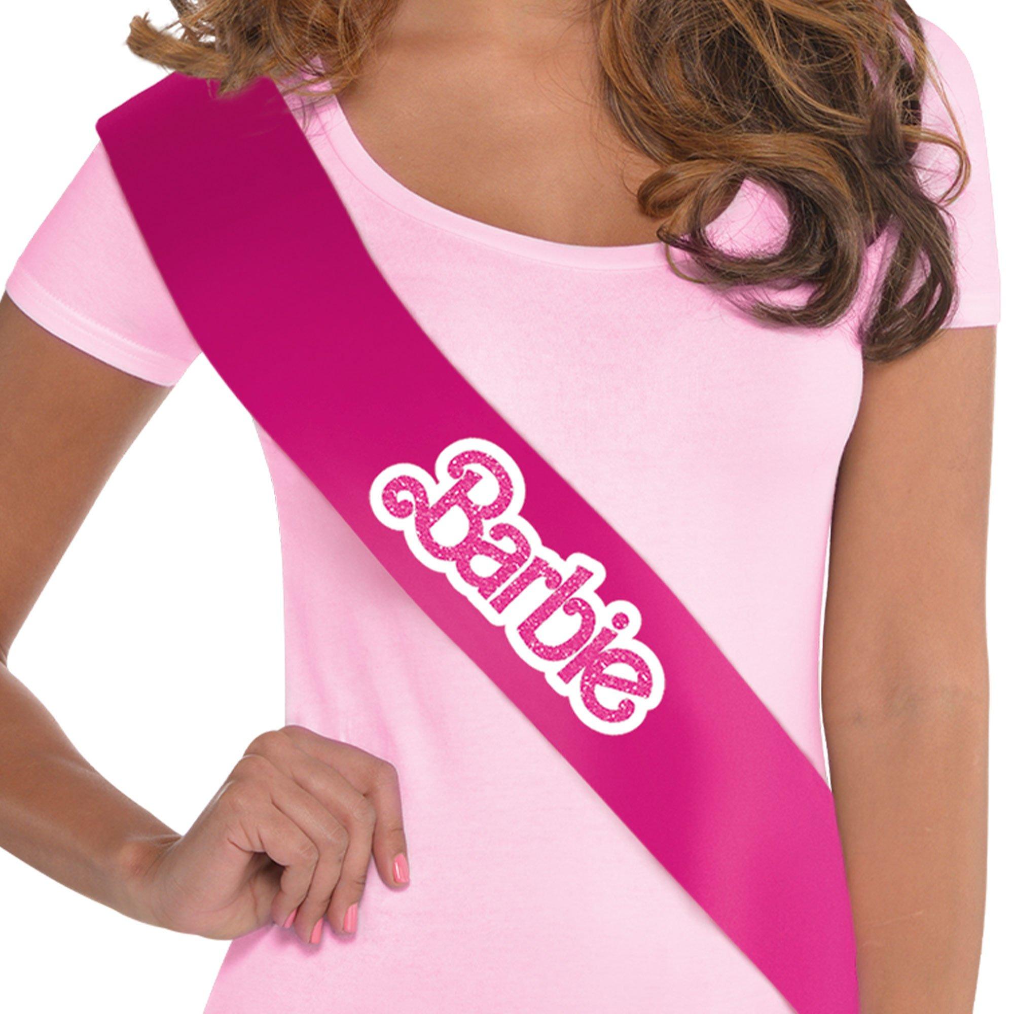 Reversible Malibu Barbie & Ken Fabric Sash. 60in - Image 2