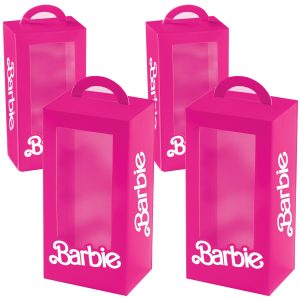 Malibu Barbie Cardstock Favor Boxes. 8in x 3in. 4ct