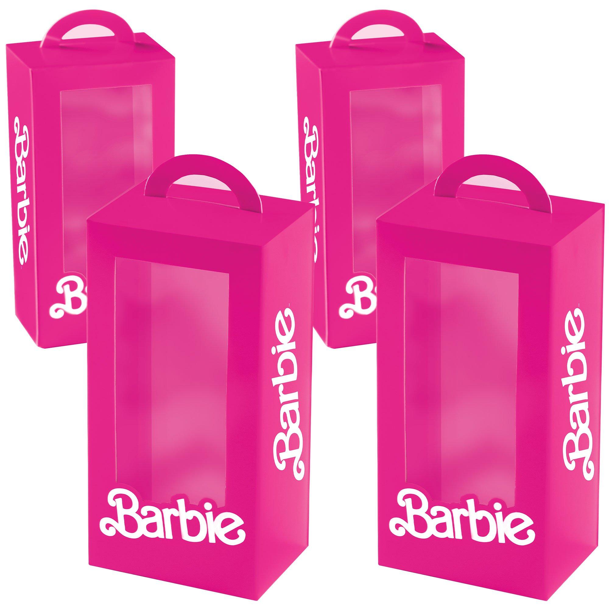 Malibu Barbie Cardstock Favor Boxes. 8in x 3in. 4ct