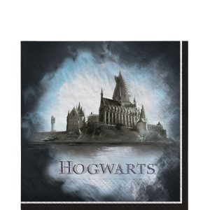 Hogwarts Paper Lunch Napkins. 6.5in. 36ct - Harry Potter
