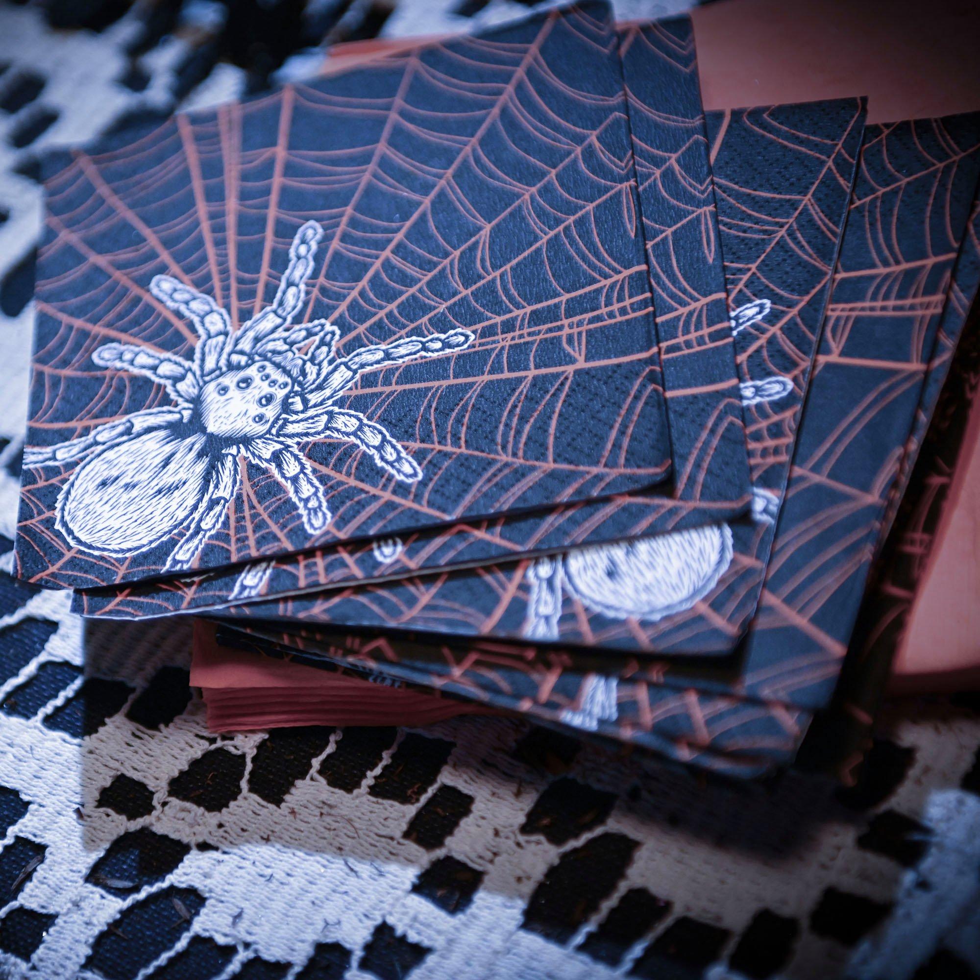 Wicked Hauntings Paper Beverage Napkins. 5in. 40ct - Image 2