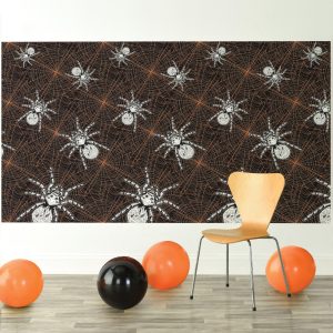 Wicked Hauntings Plastic Scene Setter Room Roll. 40ft
