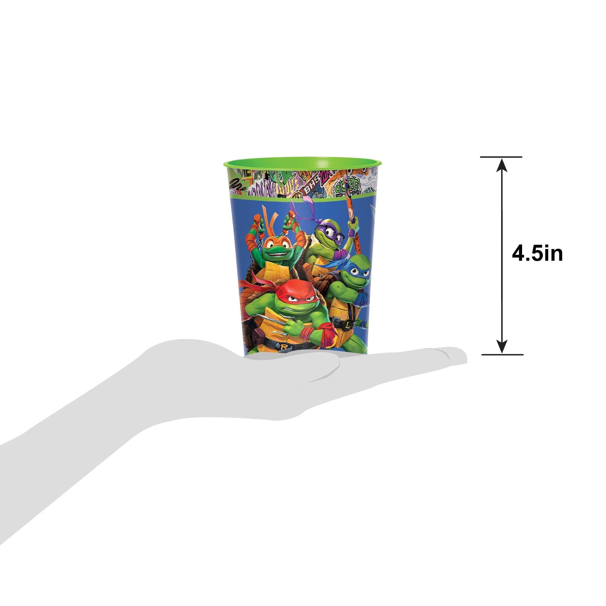 TMNT Plastic Favor Cup. 16oz - Teenage Mutant Ninja Turtles: Mutant Mayhem - Image 3