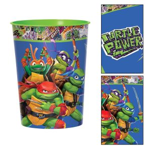 TMNT Plastic Favor Cup. 16oz - Teenage Mutant Ninja Turtles: Mutant Mayhem