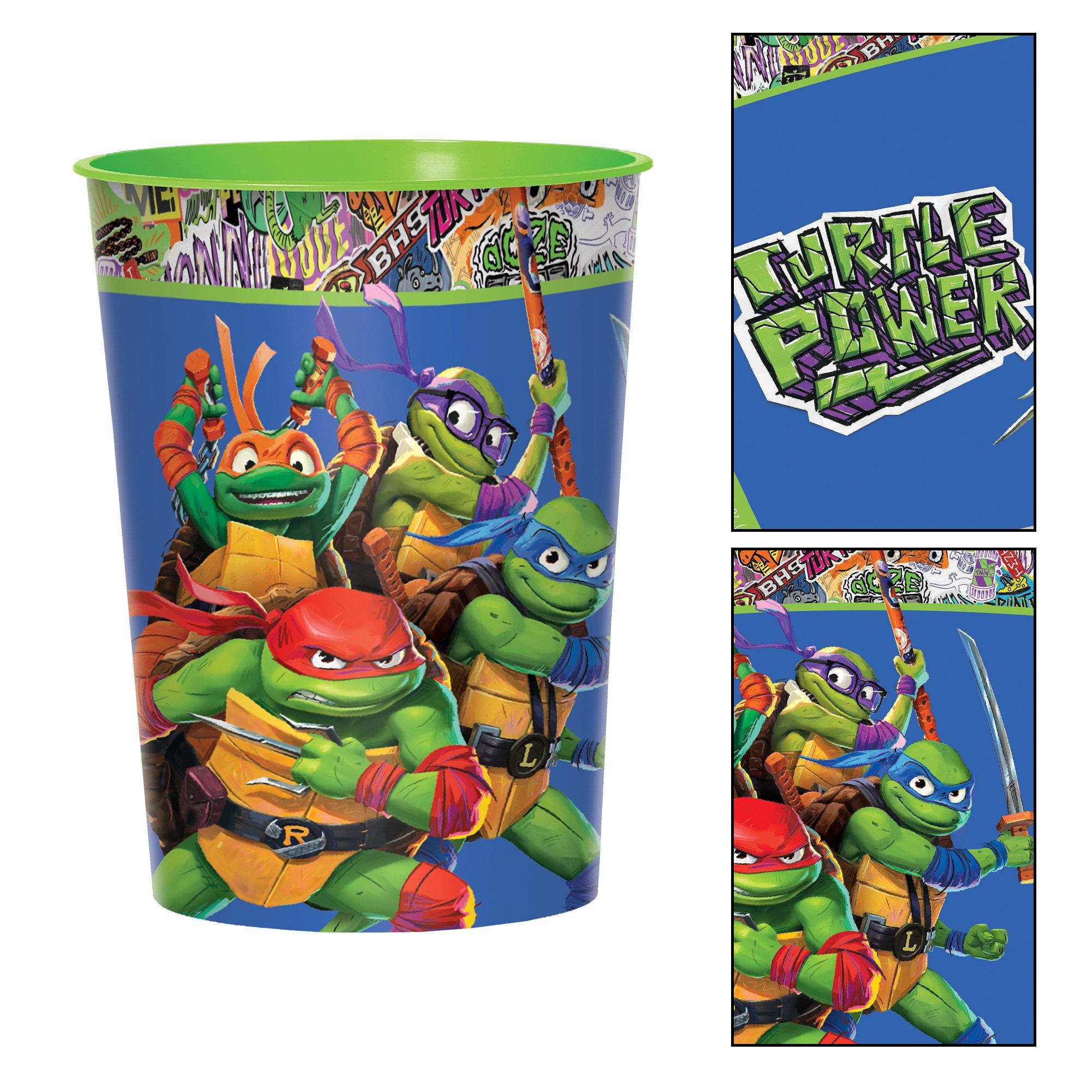 TMNT Plastic Favor Cup. 16oz - Teenage Mutant Ninja Turtles: Mutant Mayhem