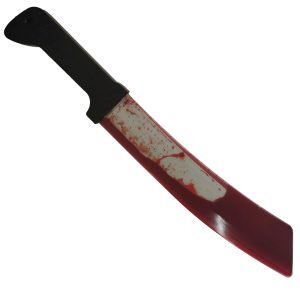 Bleeding Machete Prop. 23in