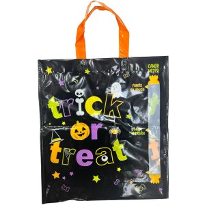 Candy Meter Plastic Trick-or-Treat Bag. 14in x 15.5in