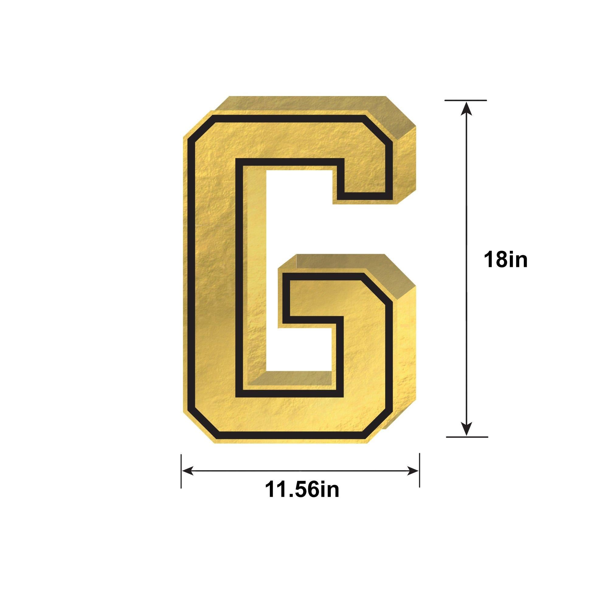 Metallic Gold & Silver Grad Cardstock Centerpiece Kit. 18in. 4pc - Image 2