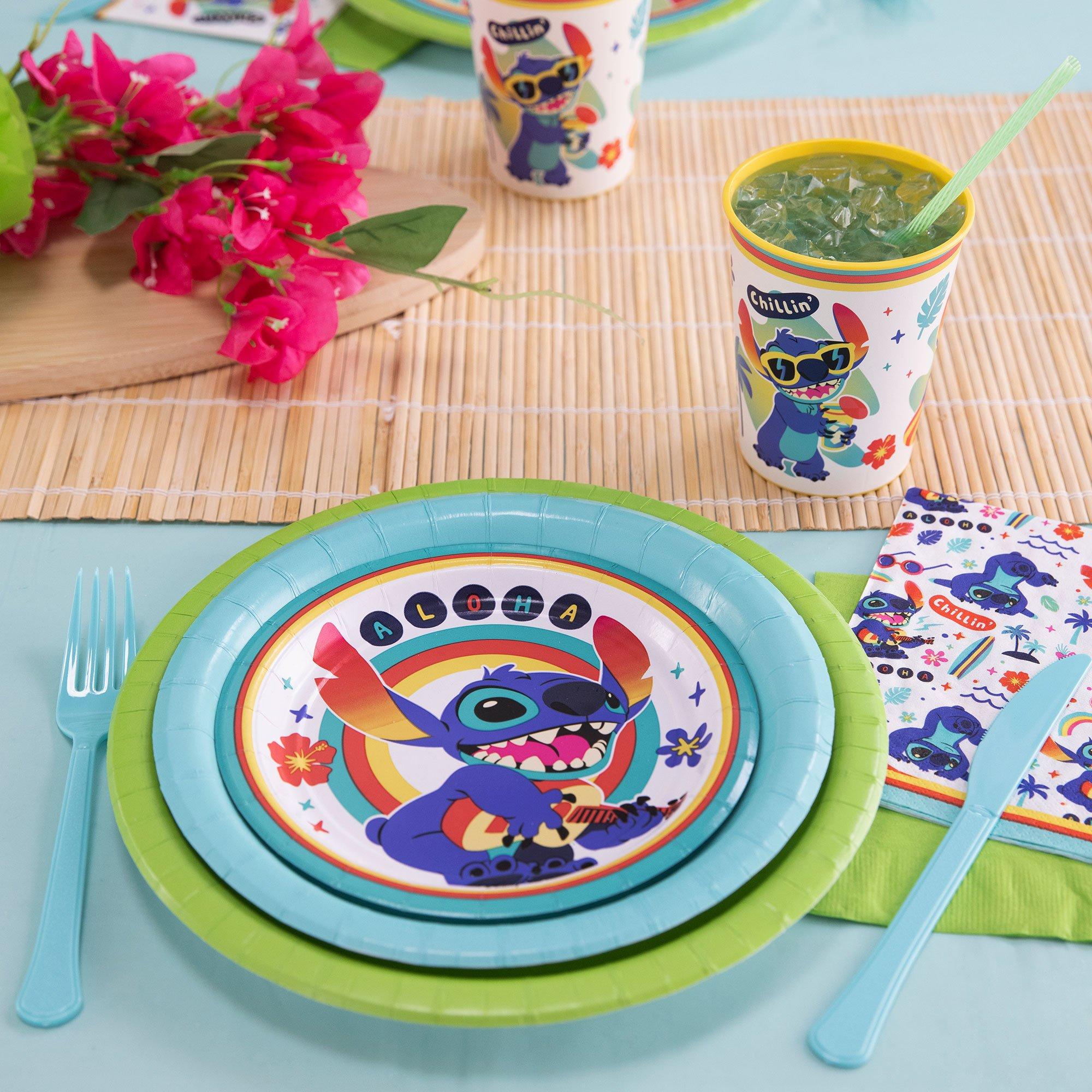 Stitch Aloha Dessert Plates. 7in. 8ct - Disney Lilo & Stitch - Image 3