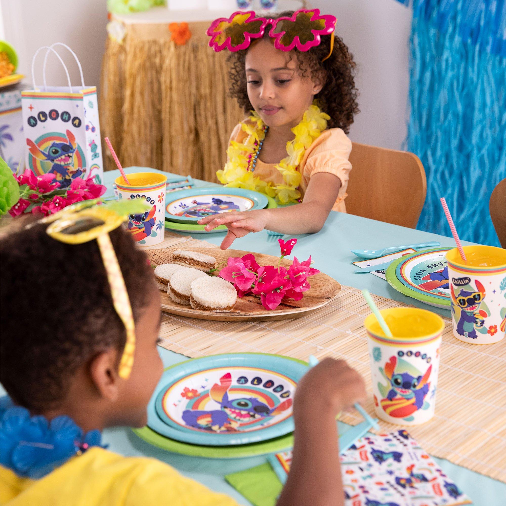 Stitch Aloha Dessert Plates. 7in. 8ct - Disney Lilo & Stitch - Image 4