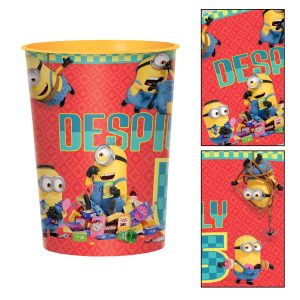 Minions Plastic Favor Cup. 16oz - Despicable Me 4
