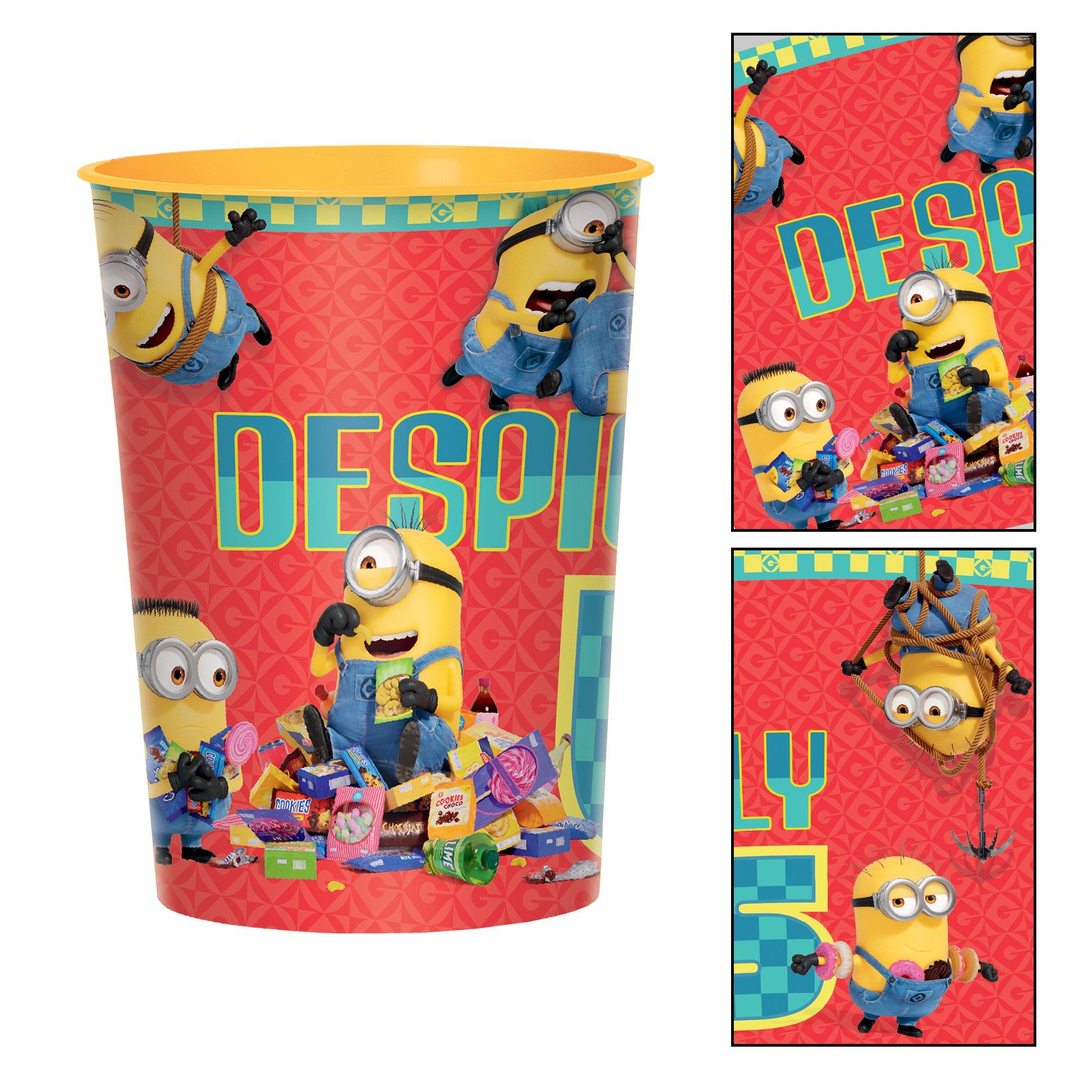 Minions Plastic Favor Cup. 16oz - Despicable Me 4