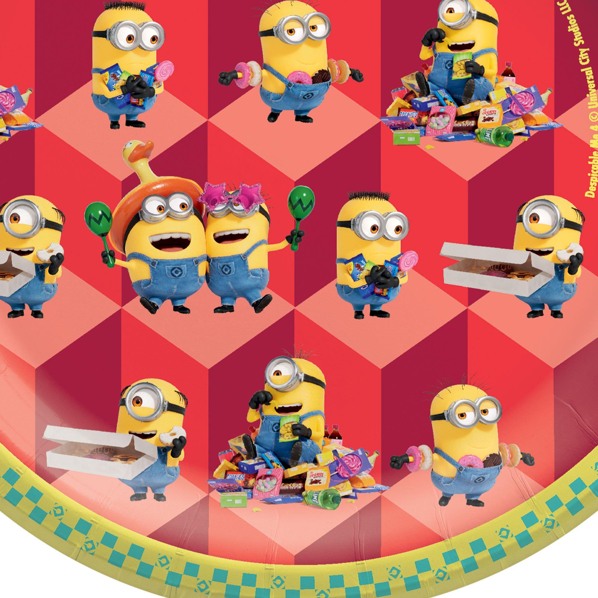 Minions Paper Dessert Plates. 7in. 8ct - Despicable Me 4 - Image 4
