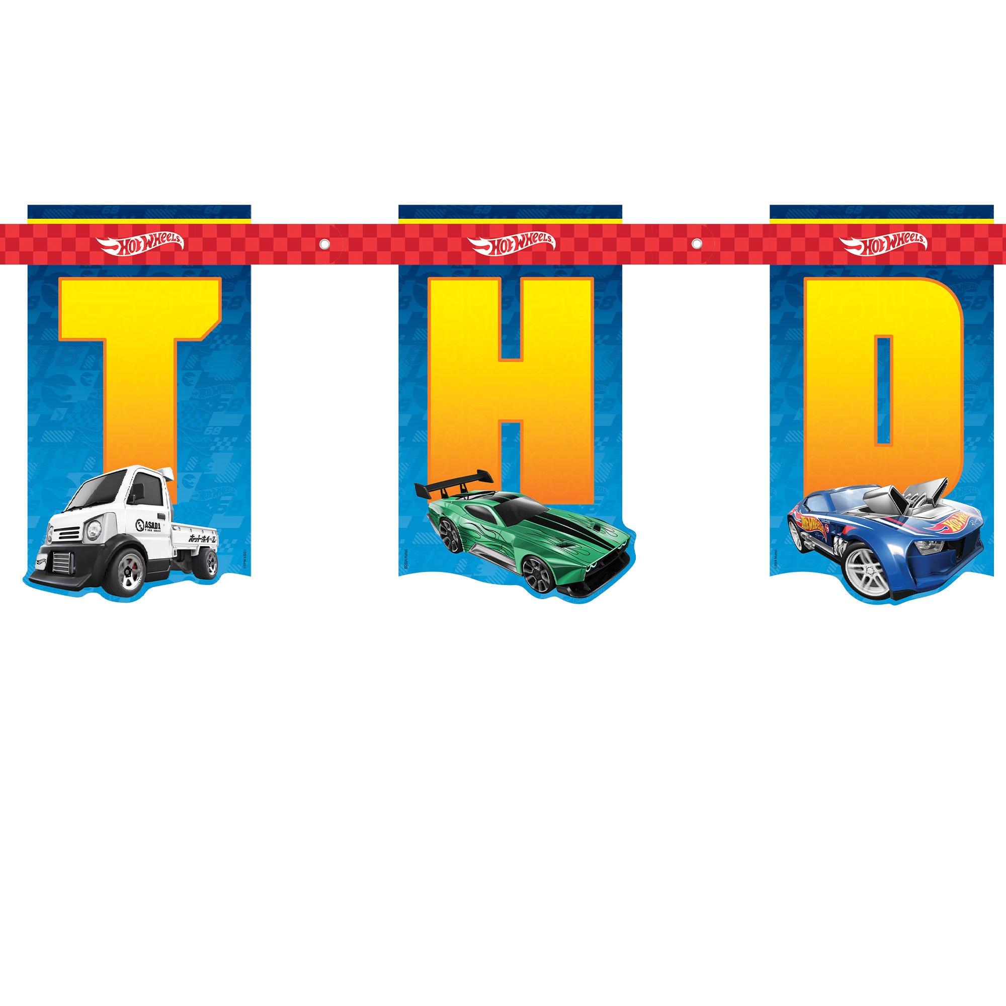 Hot Wheels Birthday Banner Kit - Image 4