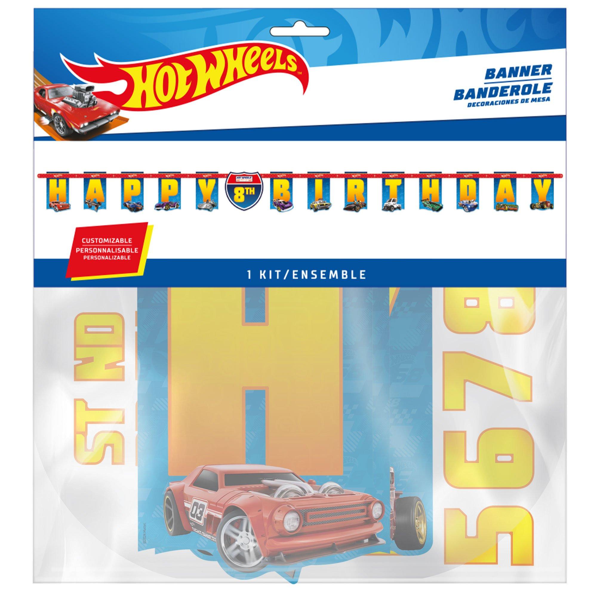 Hot Wheels Birthday Banner Kit - Image 7