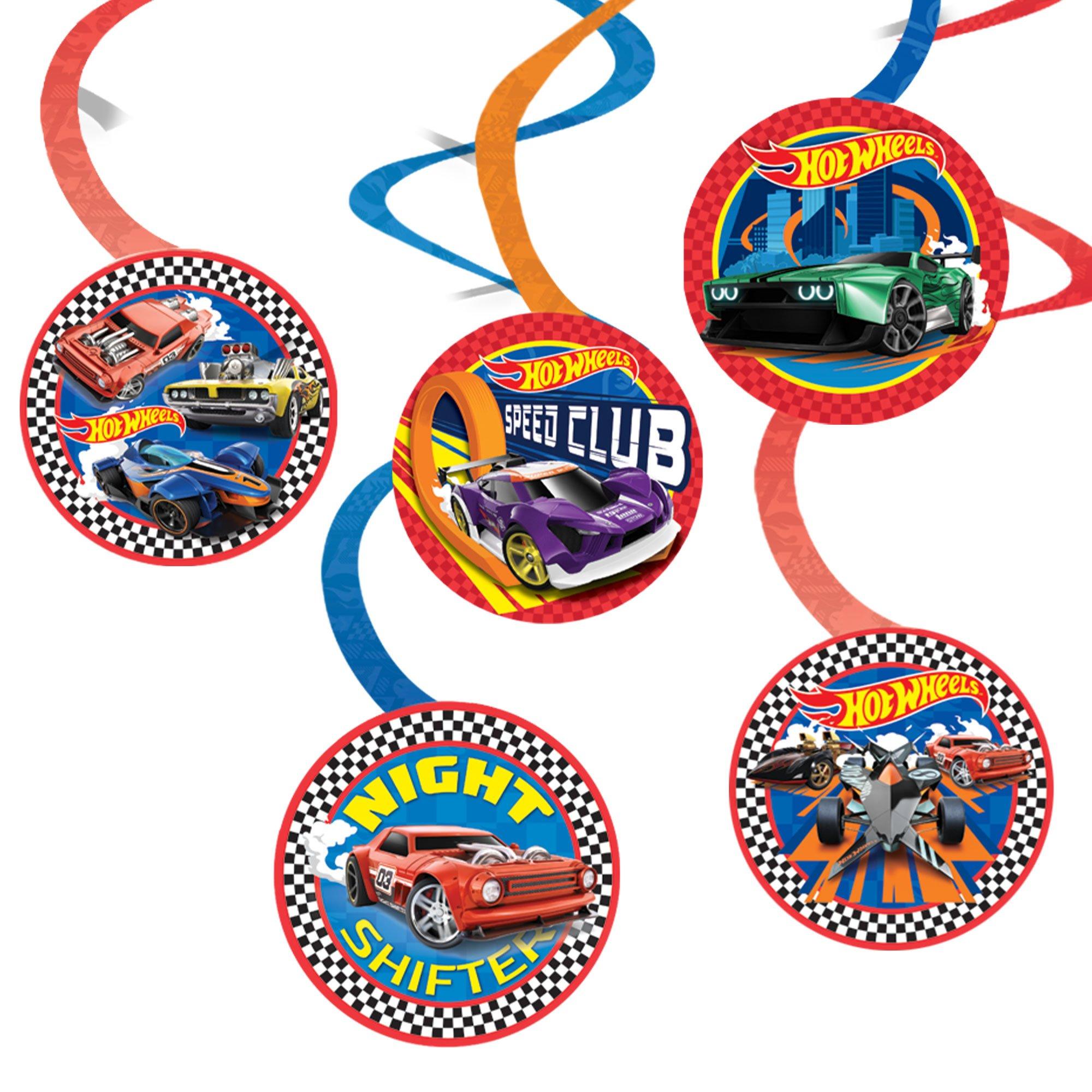 Hot Wheels Swirl Decorations. 12ct - Image 2