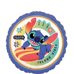 Stitch Aloha Foil Balloon. 18in