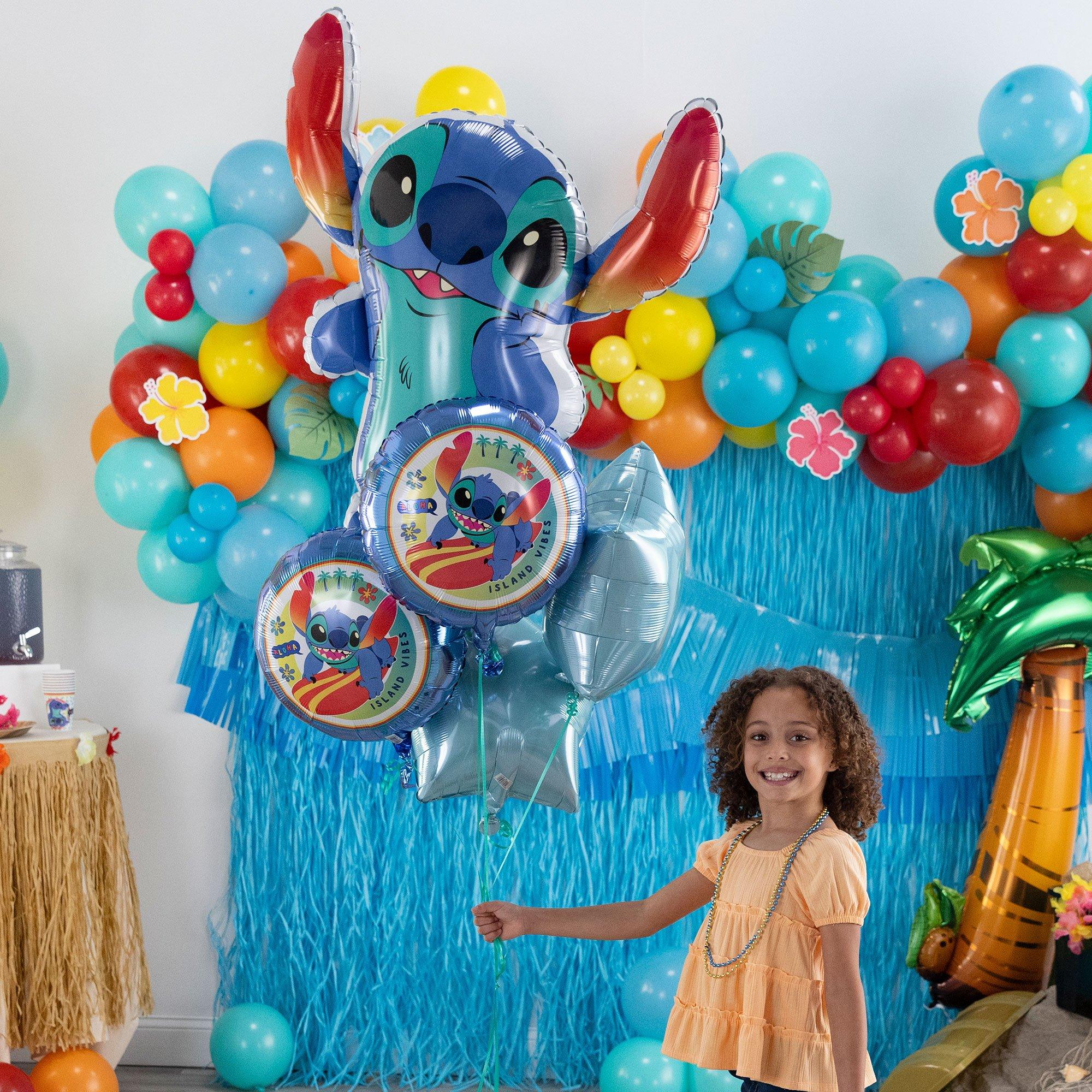 Stitch-Shaped Foil Balloon. 33in - Disney Lilo & Stitch - Image 4