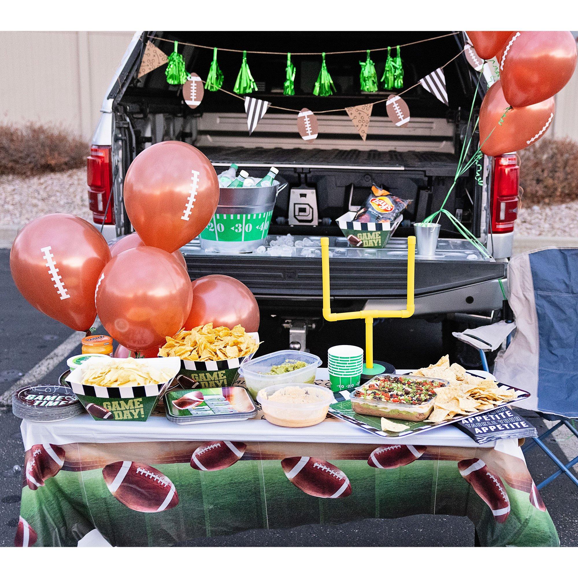 Ready Set Football Cardstock & Foil Banner Set. 2pc. 6ft - Image 4