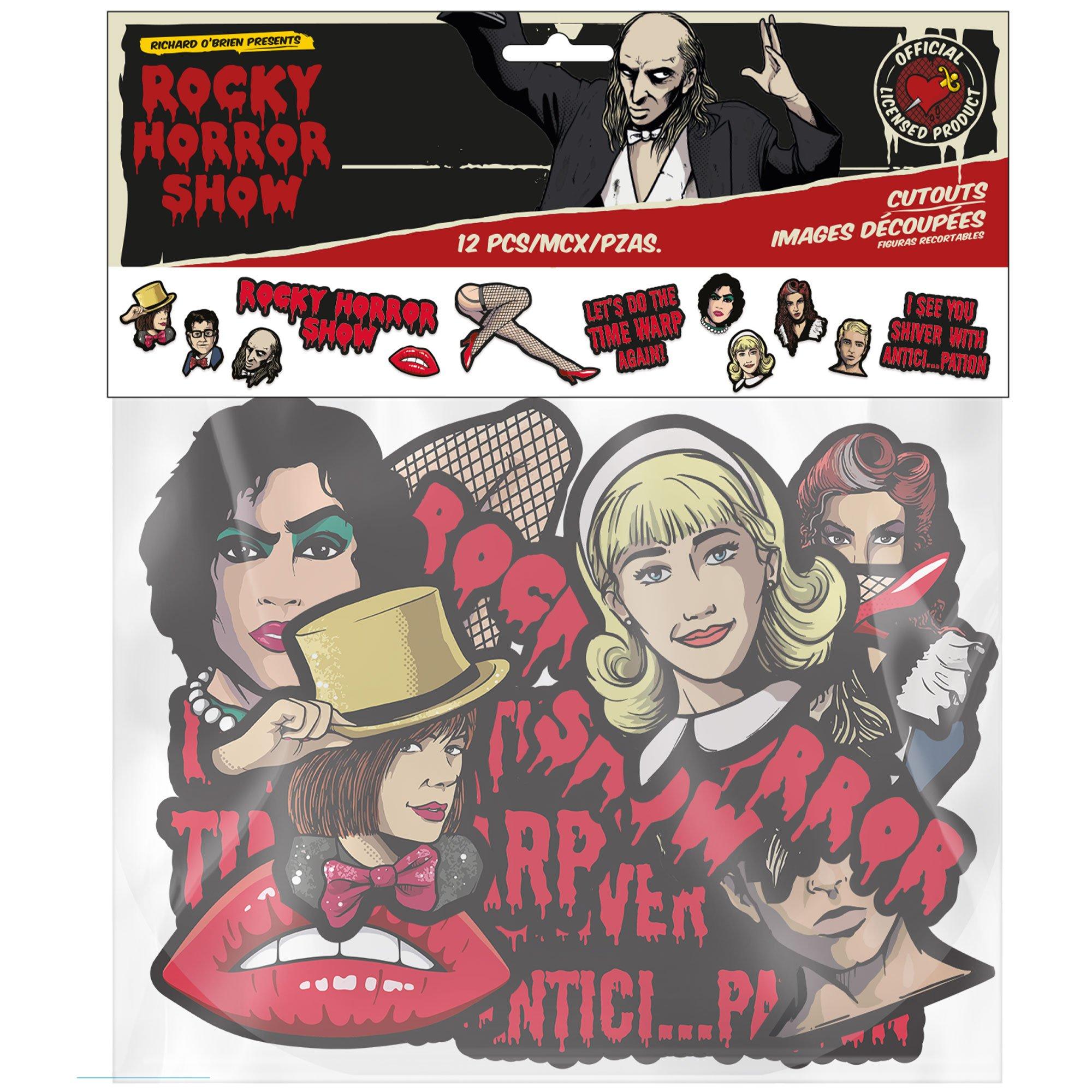 Rocky Horror Show Cardstock Cutouts. 12pc - Image 8