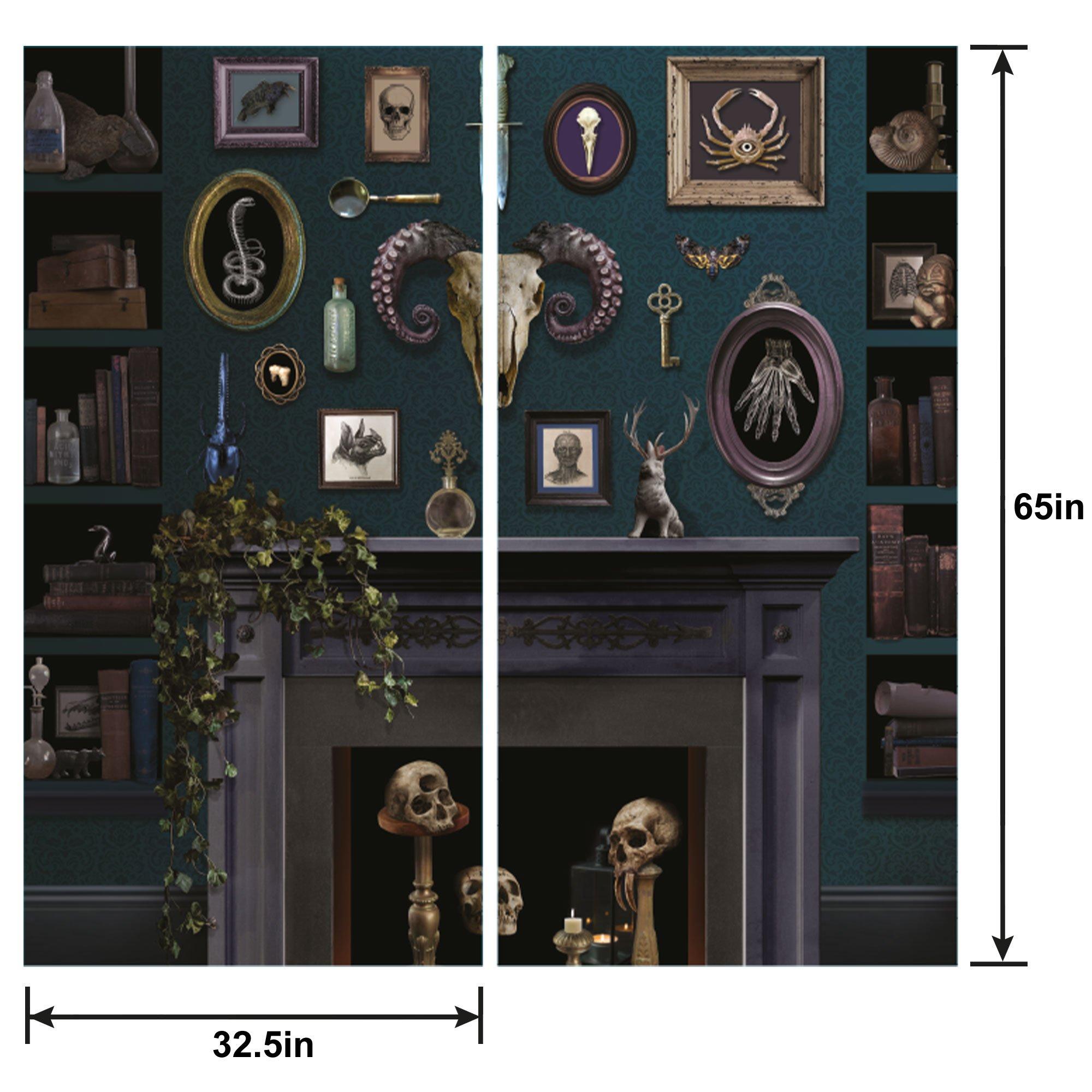 3D Dark Academia Plastic Scene Setter with Add-Ons. 5.4ft x 5.4ft - Image 6