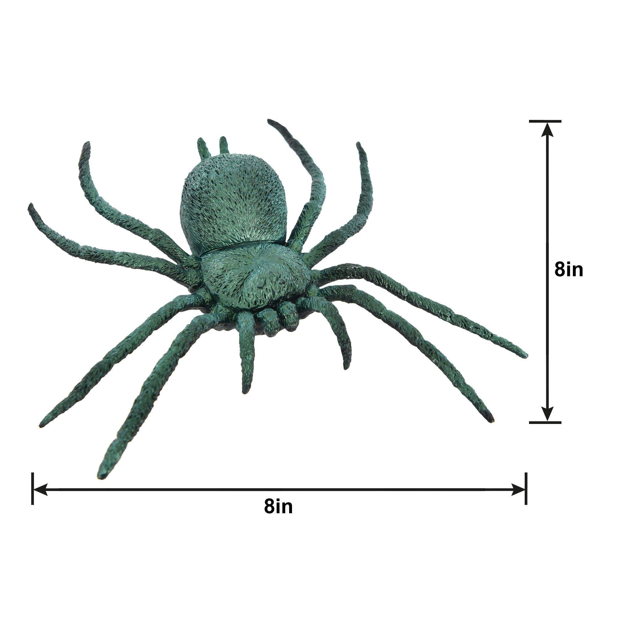 Large Iridescent Plastic Spider. 8in - Image 3