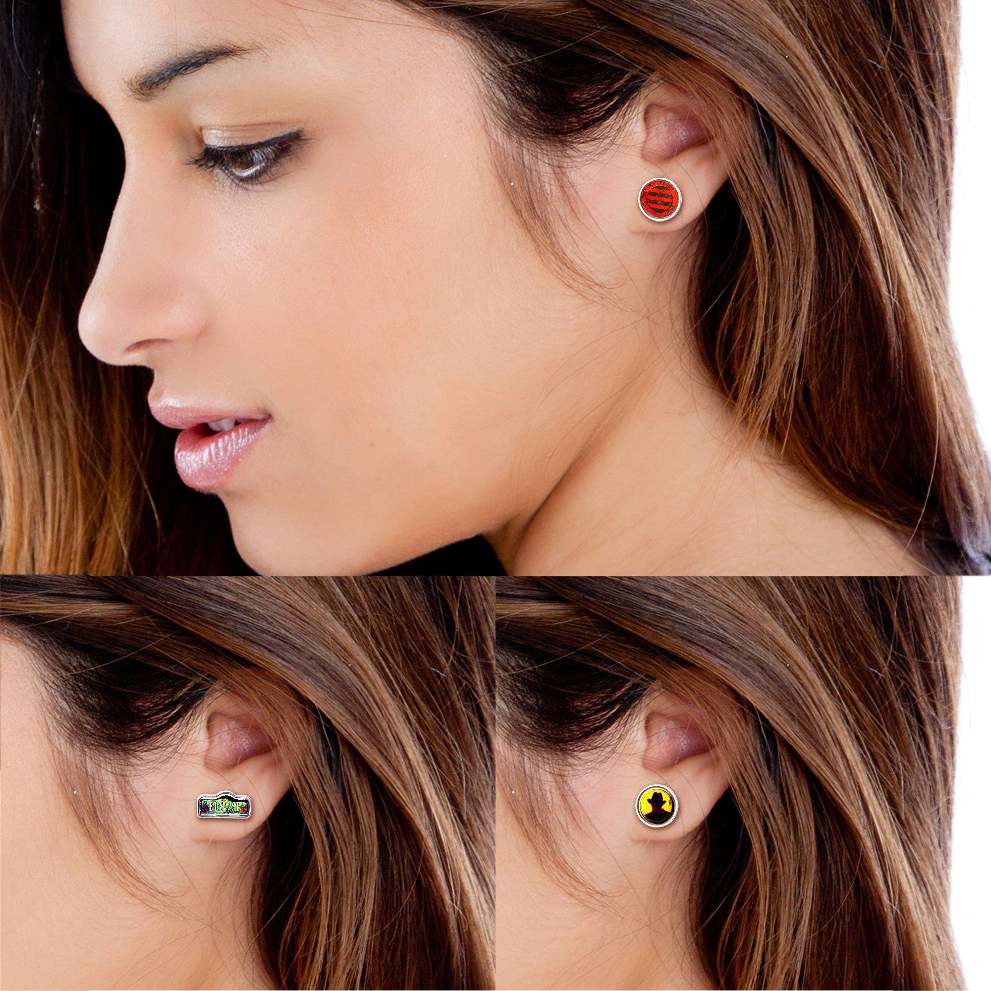 Nightmare on Elm Street Earring Set. 3 Pairs - Image 5