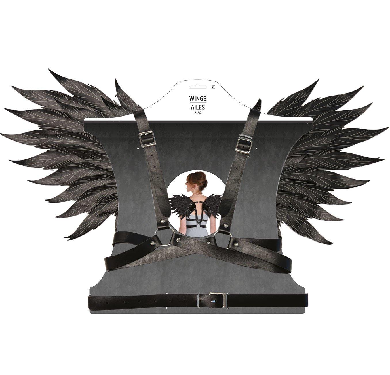 Adult Black Club Wing Harness - Image 6