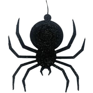 Rhinestone Spider Hanging Decoration. 15in x 14in