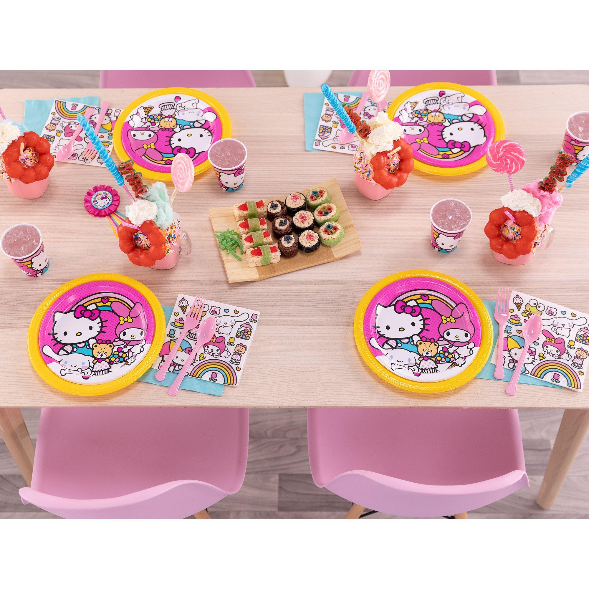 Hello Kitty and Friends Dessert Plates. 7in. 8ct - Sanrio - Image 5