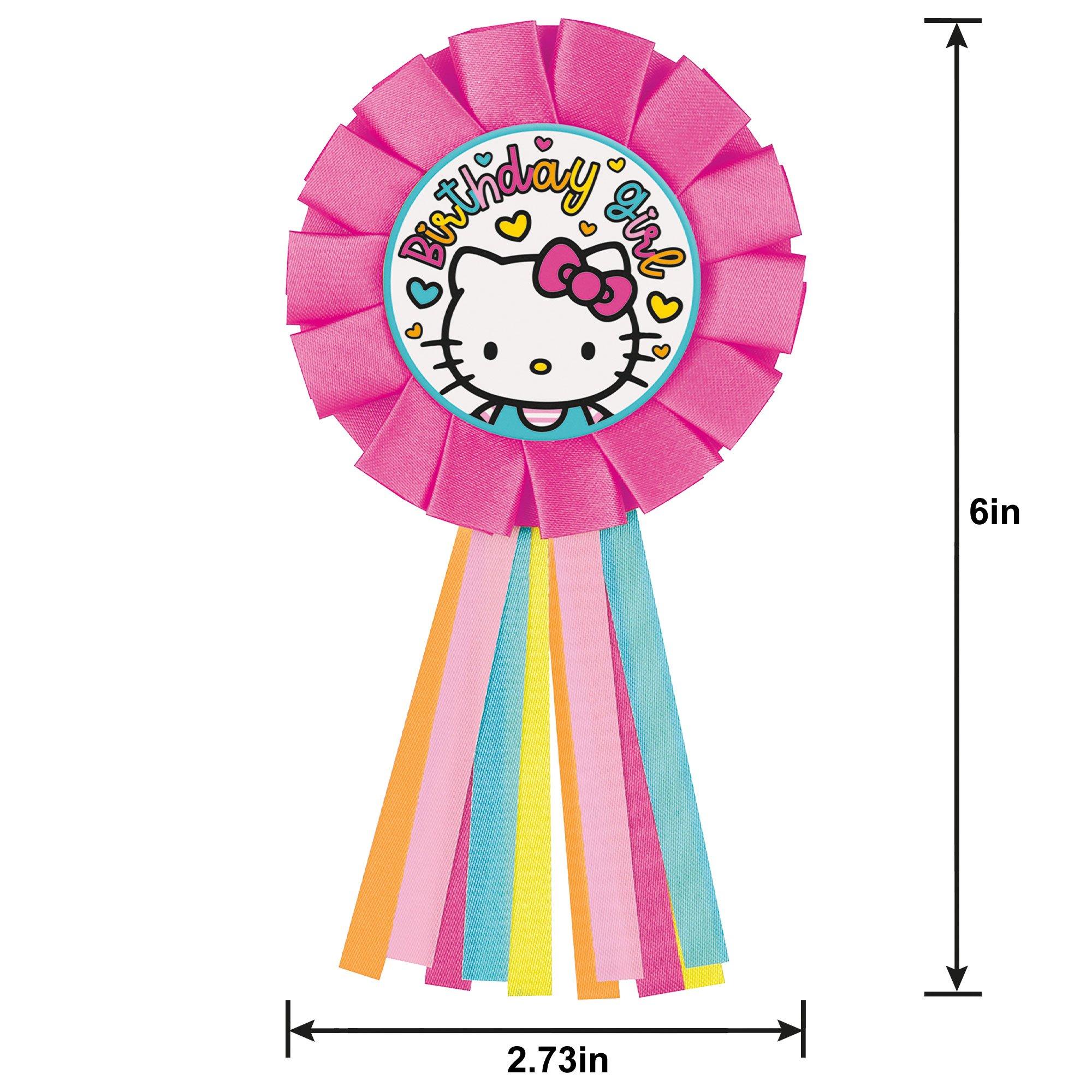 Hello Kitty Birthday Girl Badge. 3.25in x 7.5in - Sanrio - Image 6