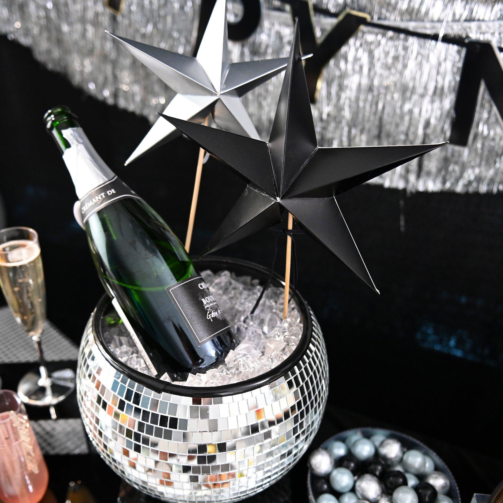 New Year's Eve 3D Star Centerpiece Picks. 3pc - Image 4