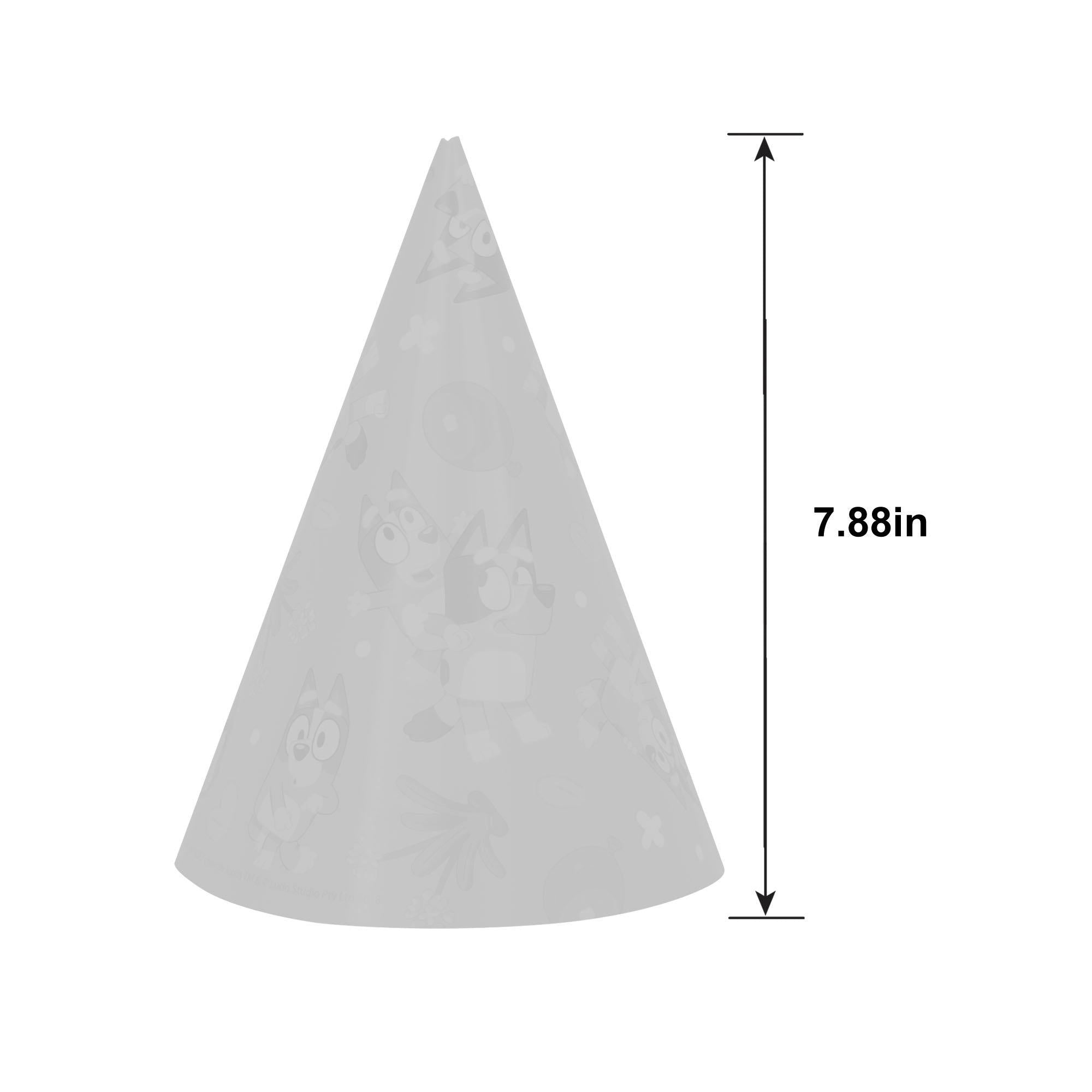 Bluey Party Hats. 8ct - Image 2