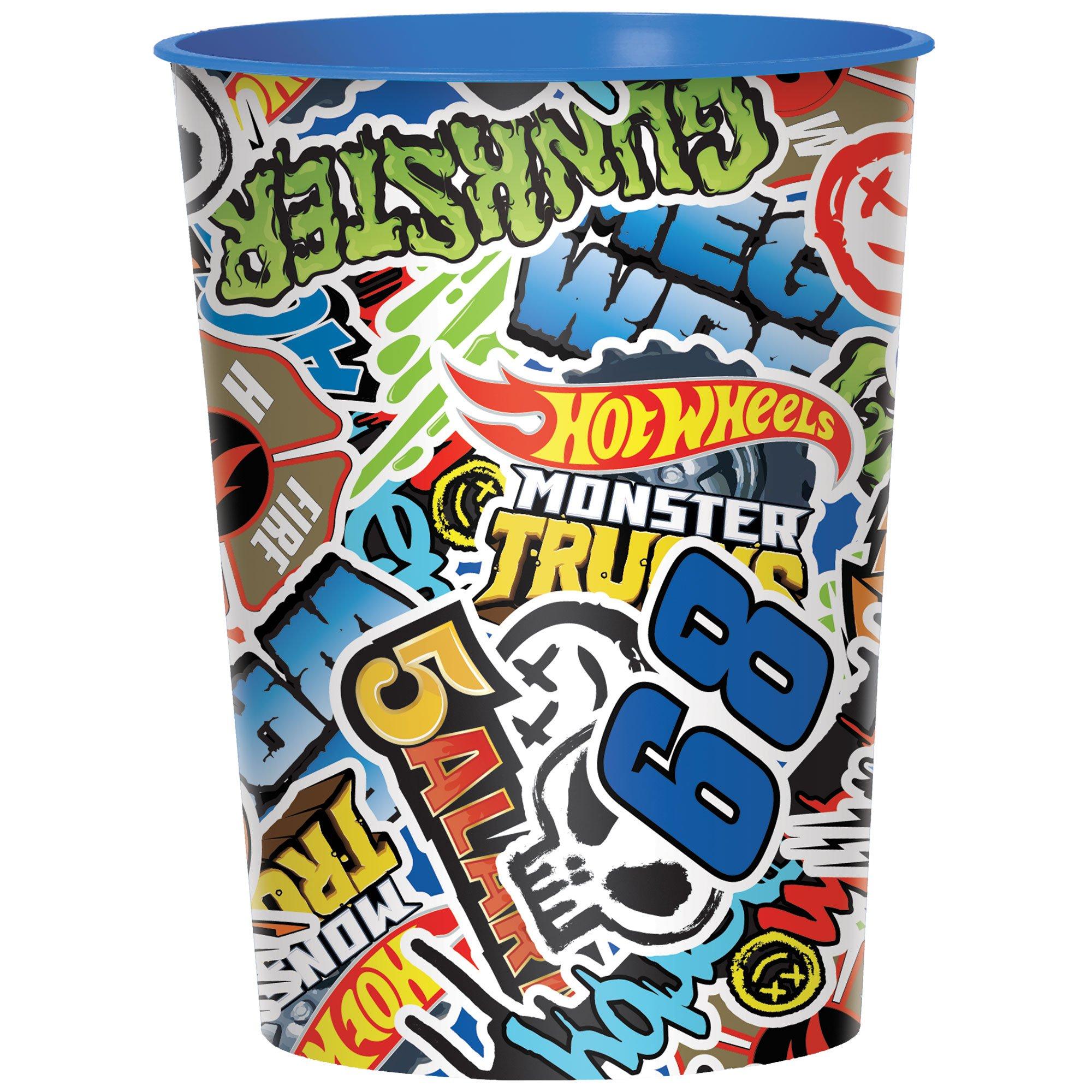 Hot Wheels Monster Trucks Favor Cup. 16oz