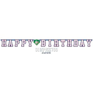 Baseball Jumbo Add-An-Age Birthday Banner