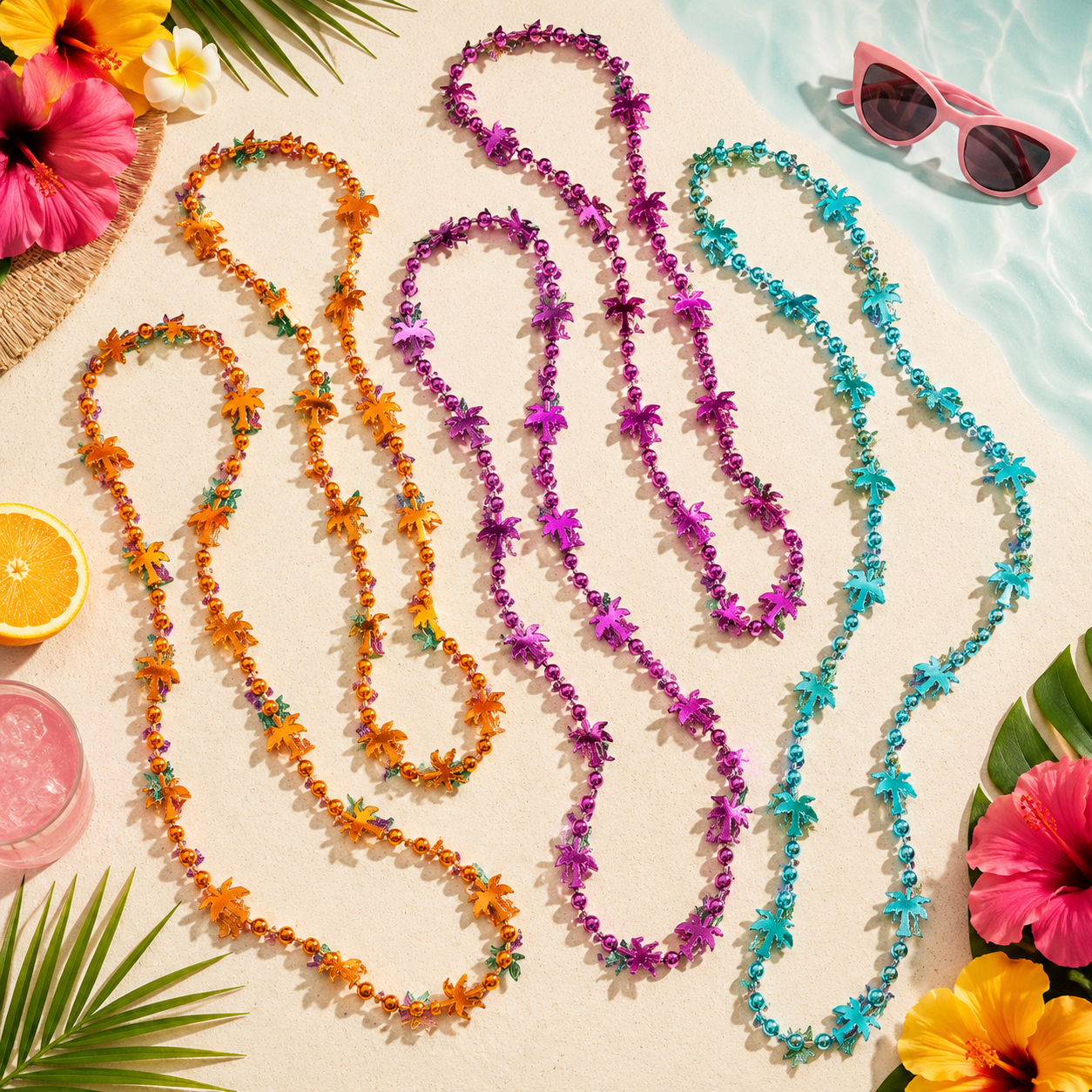 Summer Dream Beaded Necklace. 6ct