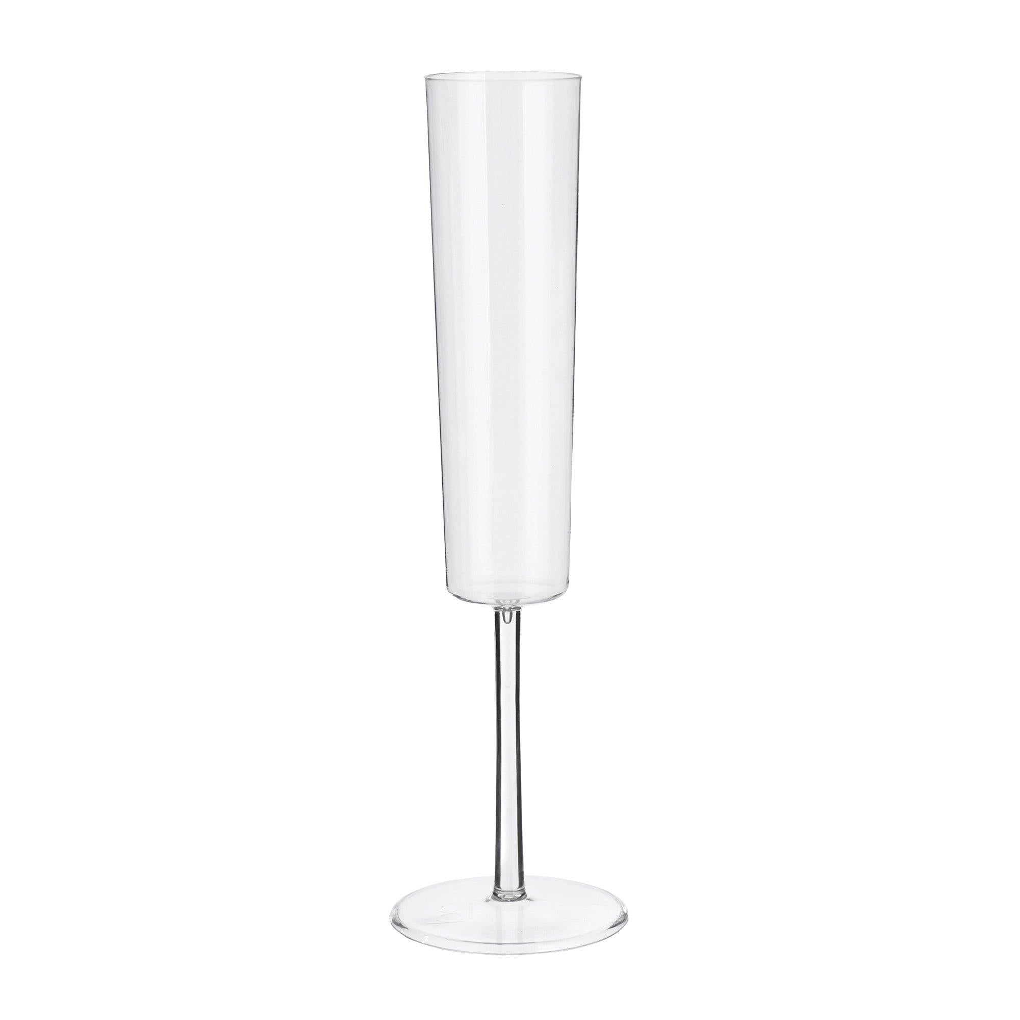 Clear Champagne Flutes 20ct – 4.5oz BPA-Free Plastic Drinkware