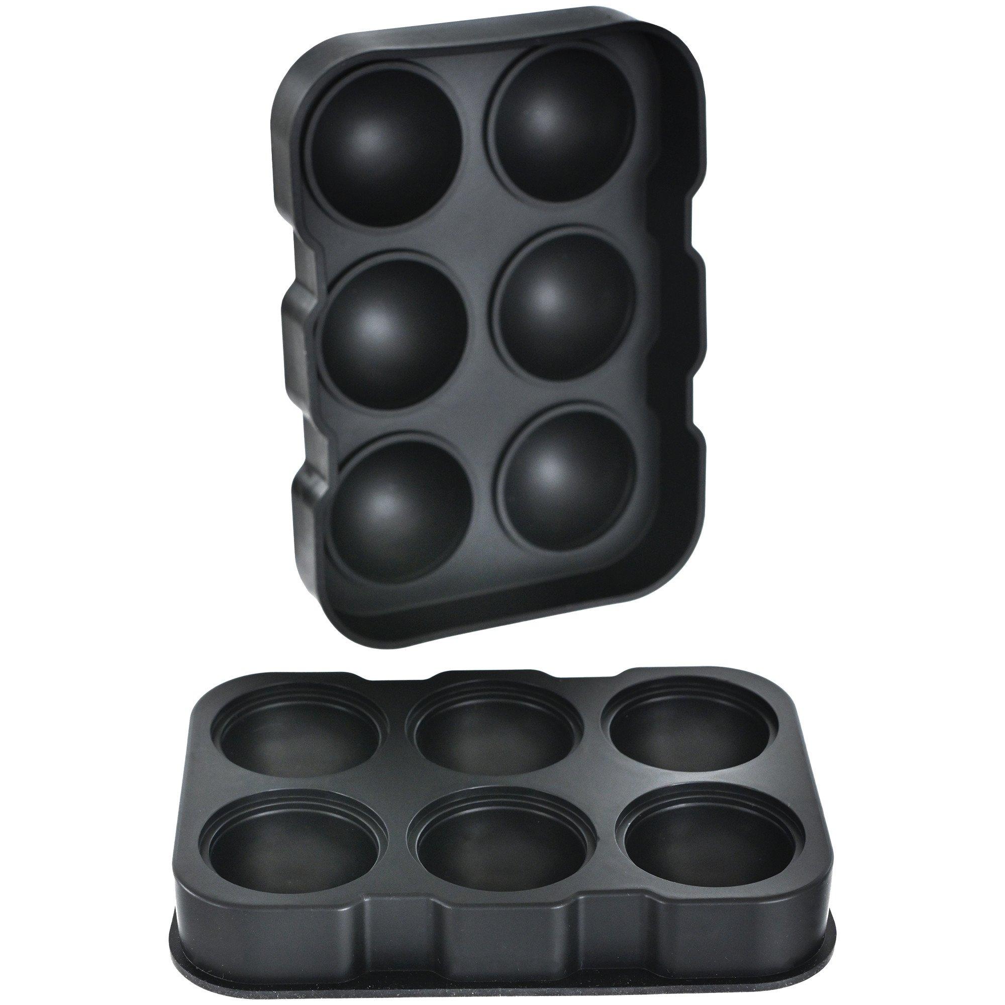 Round Silicone Ice Cube Tray. Large
