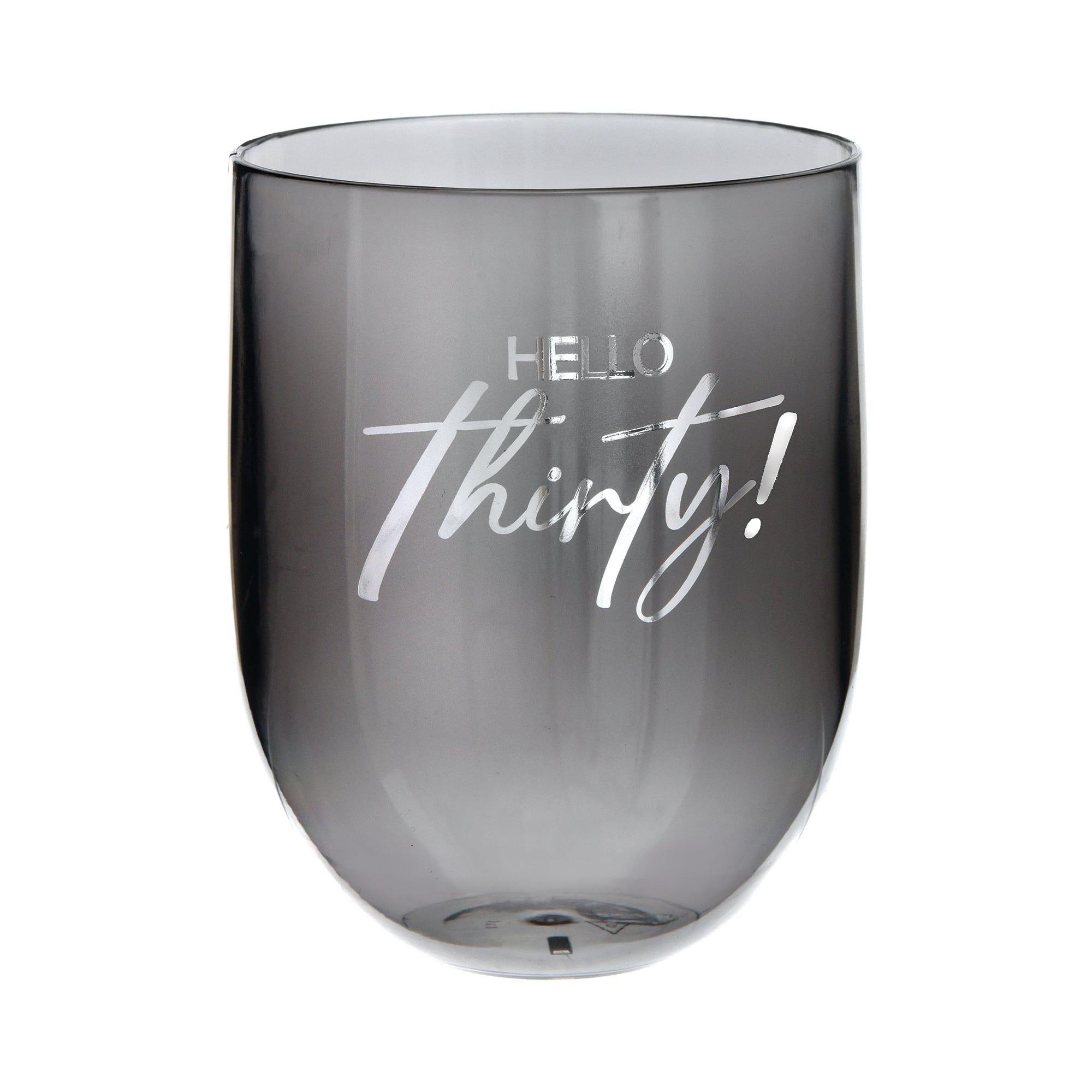 Thirty! Wine Glasses. 4pc - Image 5