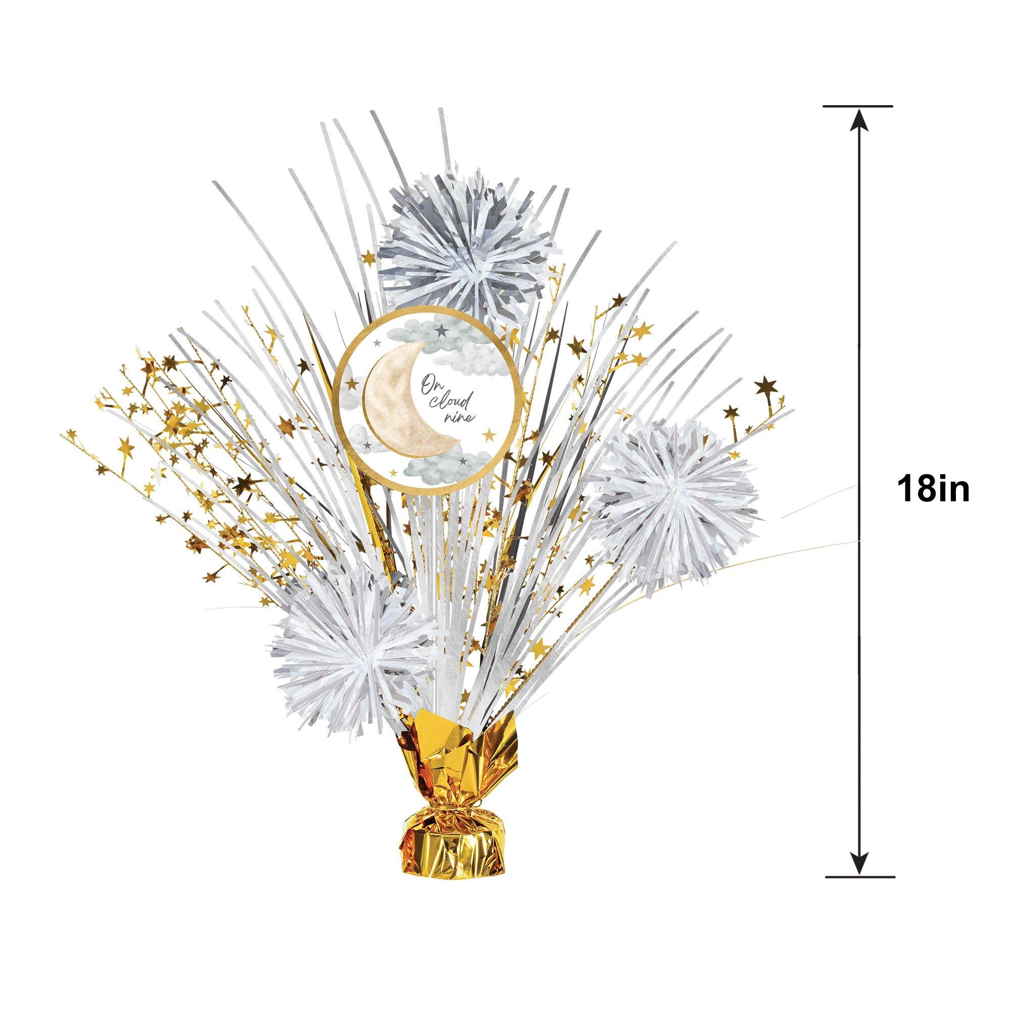 Over the Moon Baby Shower Spray Centerpiece. 18in - Image 3