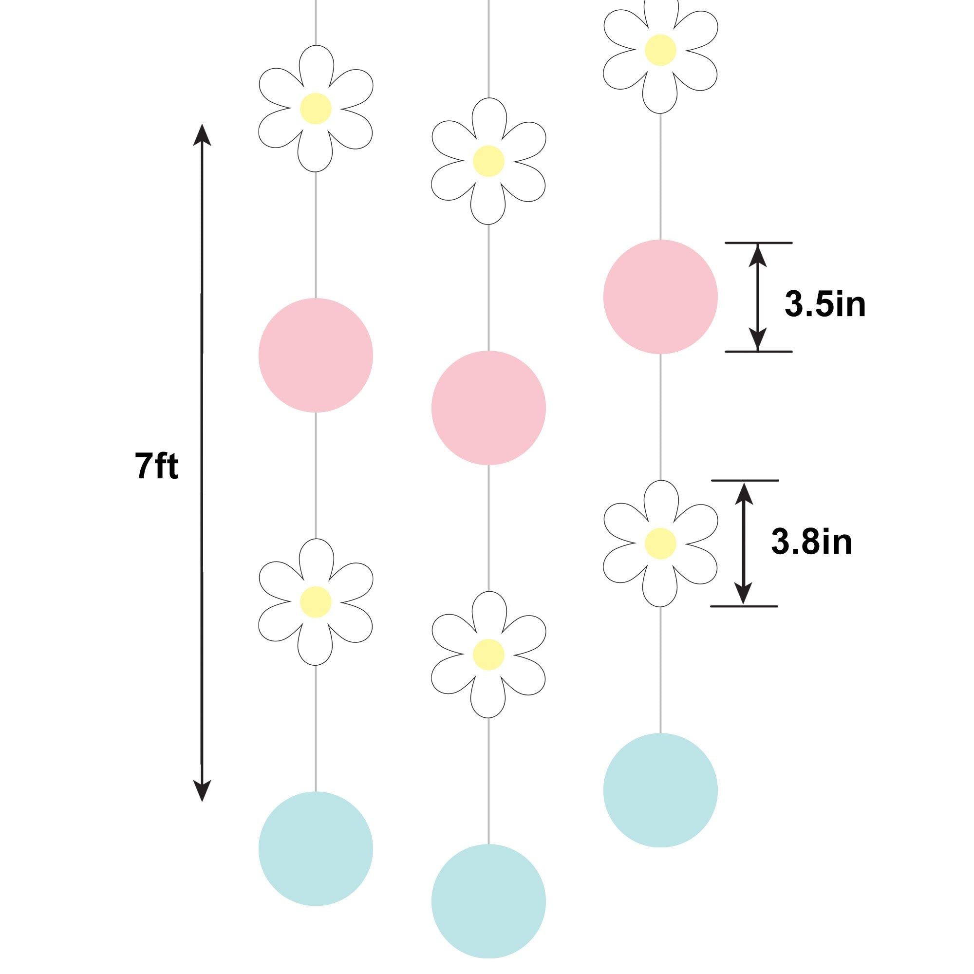 Little Daisy String Decoration Backdrop. 7ft. 12ct - Image 3