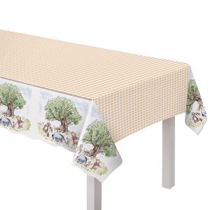 Winnie the Pooh Plastic Table Cover. 54in x 96in