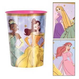 Disney Princess Once Upon A Time Plastic Favor Cup. 16oz
