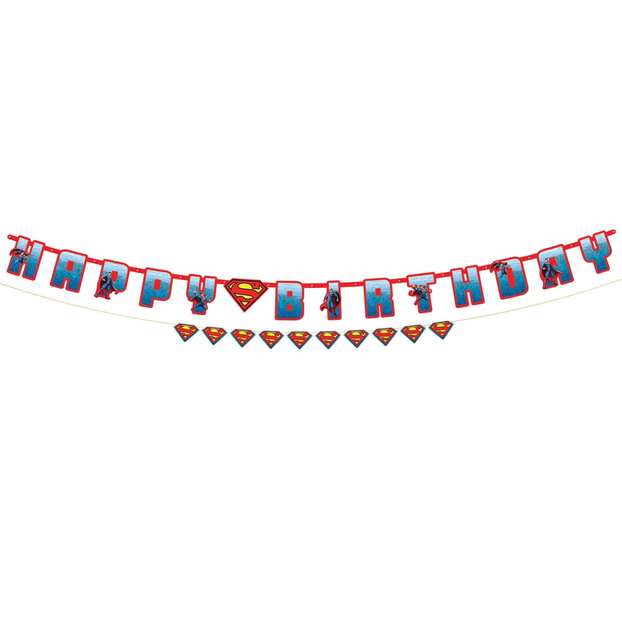 Superman Banner. 2pc