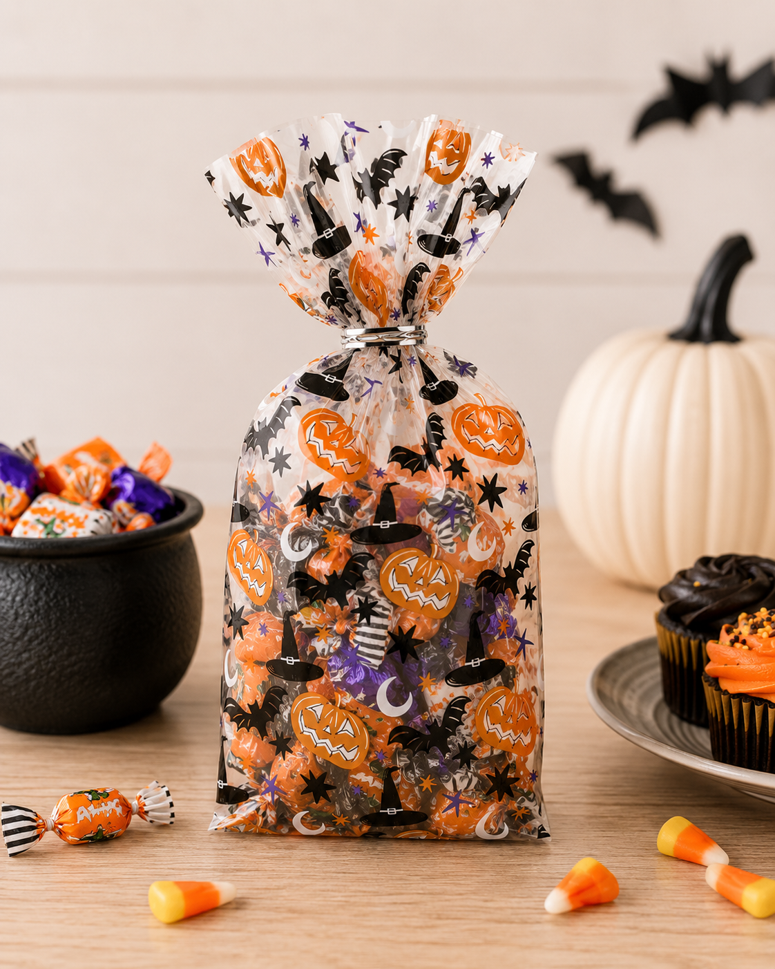 Boo Bash Cello Treat Bags. 20ct