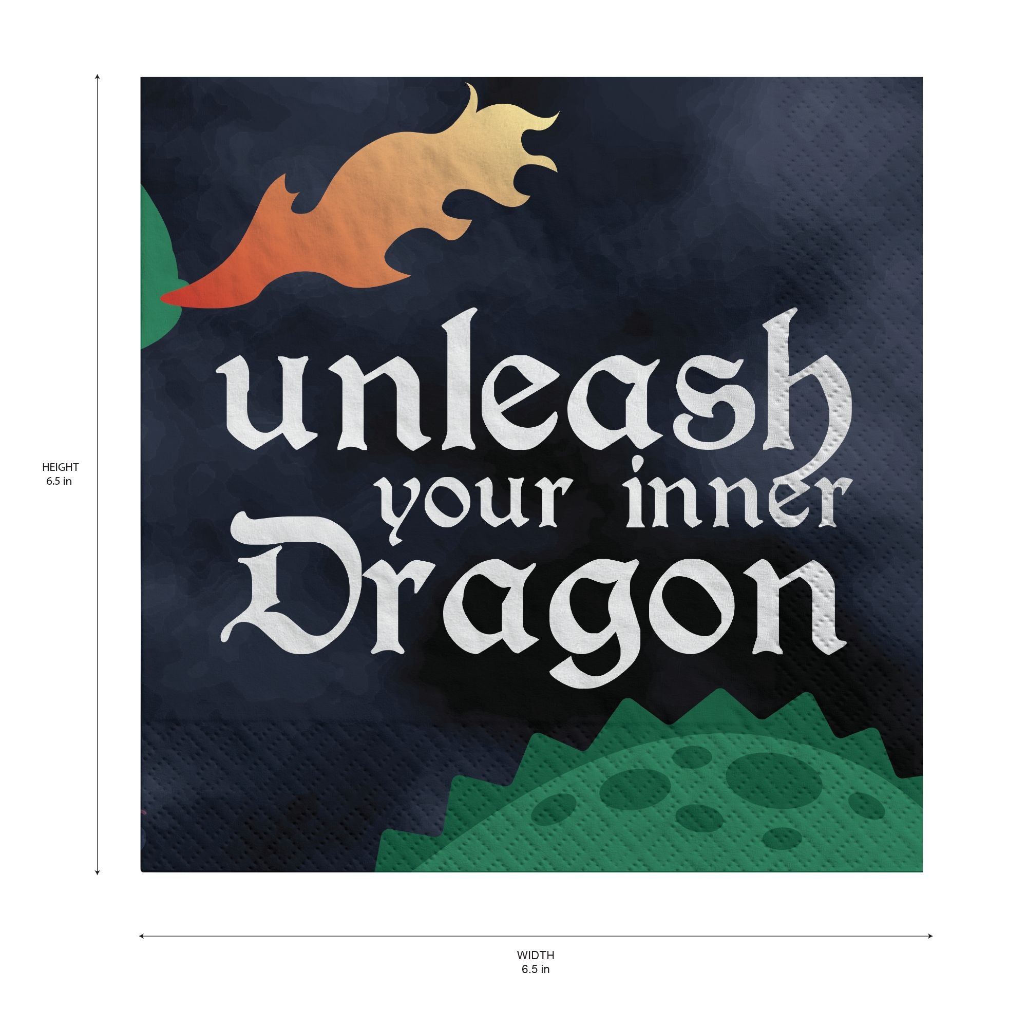 Dragon Party Napkins. 16ct. Assorted Options - Image 8