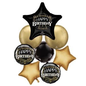 Better With Age Birthday Balloon Bouquet. 8pc